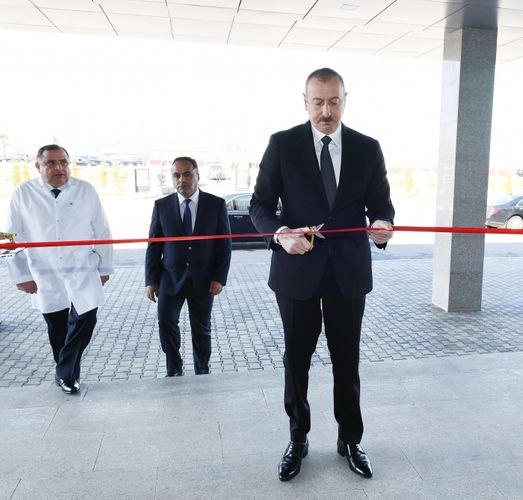 President Ilham Aliyev inaugurated Goranboy District Central Hospital - UPDATED