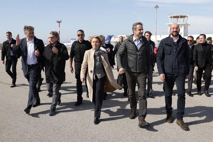 EU leadership visited Greek-Turkish border
