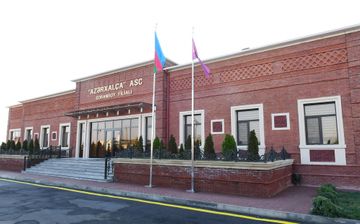 President Ilham Aliyev visited Goranboy branch of “Azerkhalcha” OJSC