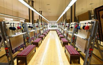 President Ilham Aliyev visited Goranboy branch of “Azerkhalcha” OJSC