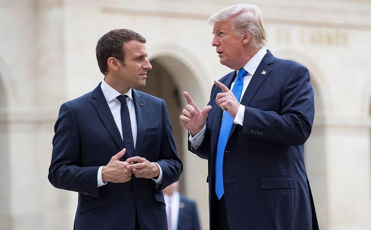 Trump speaks by phone with France's Macron on Syria, Iran