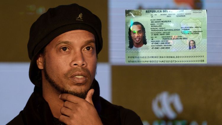 Ronaldinho arrested for alleged passport fraud