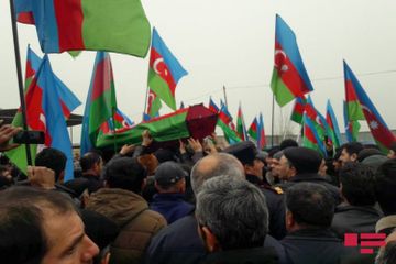 Azerbaijani serviceman martyred as a result of Armenian provocation laid to rest  - UPDATED