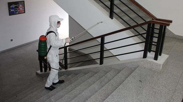 Number of educational institutions, where disinfection works conducted, disclosed