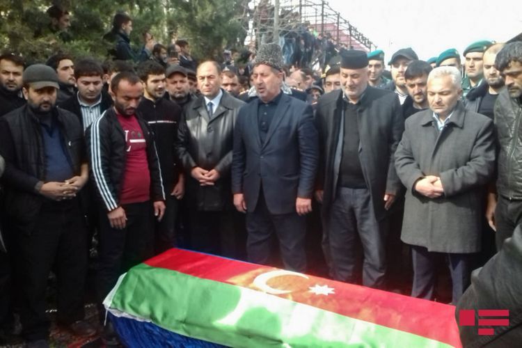 Azerbaijan’s martyred military serviceman laid to rest in Barda region - PHOTO