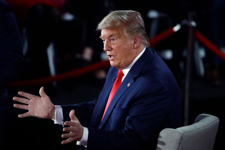 Trump blames oil fight, 'Fake News' for stock market drop