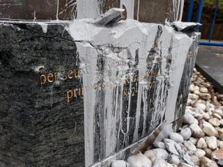 Act of vandalism committed against Natavan’s monument during Pashinyan’s visit to Belgium, criminal case initiated - PHOTO