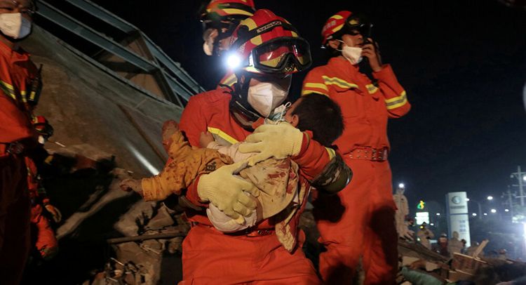Death toll from hotel collapse in China rises to 26, 3 remain trapped
