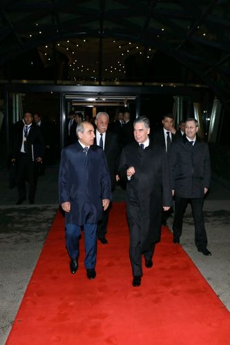 Turkmen President Gurbanguly Berdimuhamedov ends official visit to Azerbaijan