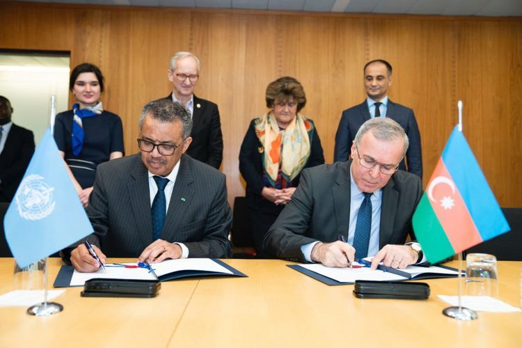  Azerbaijan, WHO sign agreement on financial contribution