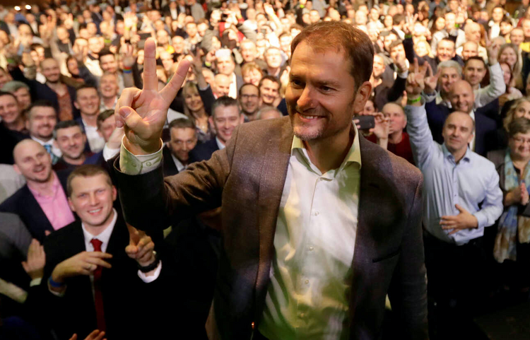 Slovak election winner agrees four-party coalition with cabinet deal