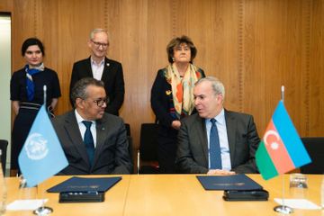  Azerbaijan, WHO sign agreement on financial contribution