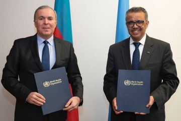  Azerbaijan, WHO sign agreement on financial contribution