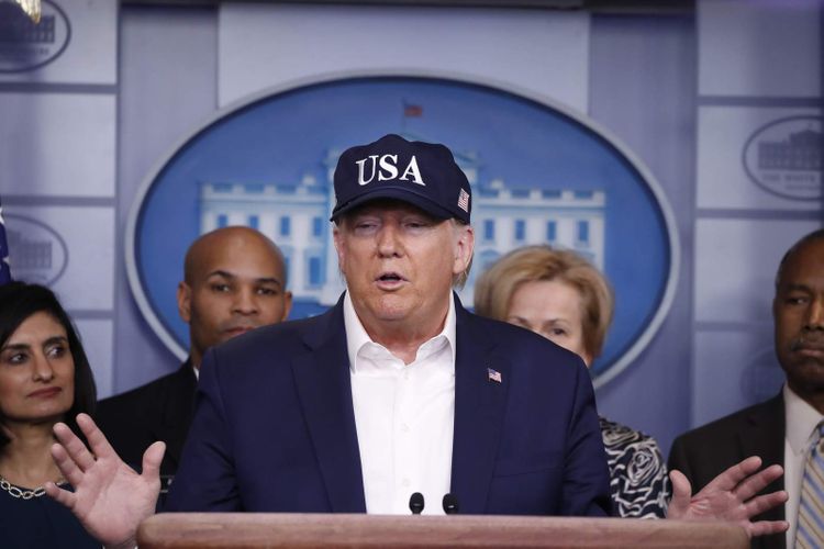 Trump tested negative for the novel coronavirus