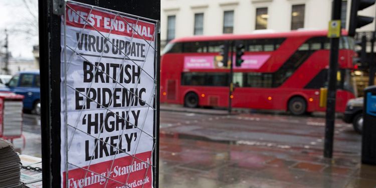 UK coronavirus cases rise to 1,372, deaths rise to 35- Dept of Health