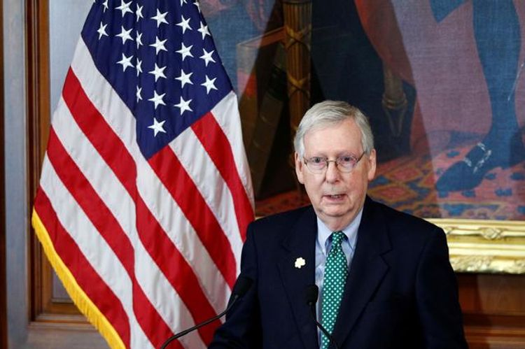 Senate to pass coronavirus bill, stay to work on more aid