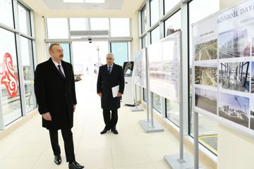 President Ilham Aliyev inaugurated Pirshaghi-Goradil-Novkhani-Sumgayit section of Absheron circular railway after renovation - UPDATED