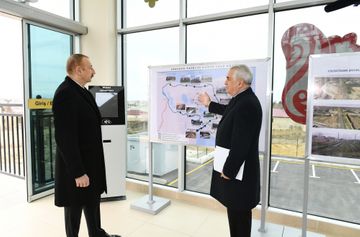 President Ilham Aliyev inaugurated Pirshaghi-Goradil-Novkhani-Sumgayit section of Absheron circular railway after renovation - UPDATED