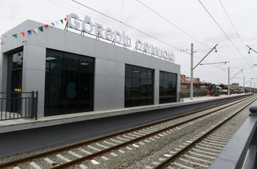 President Ilham Aliyev inaugurated Pirshaghi-Goradil-Novkhani-Sumgayit section of Absheron circular railway after renovation - UPDATED