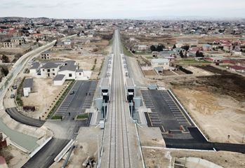President Ilham Aliyev inaugurated Pirshaghi-Goradil-Novkhani-Sumgayit section of Absheron circular railway after renovation - UPDATED