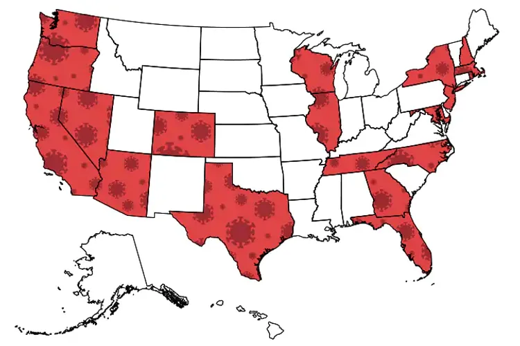 U.S. coronavirus cases up 13,960  in a  day, reaches to 38,167