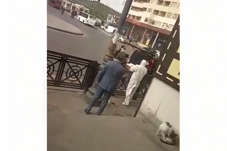 Azerbaijani MIA comments on footage, disseminated on social media regarding death of person in street