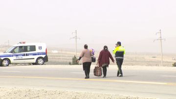 Police set posts on the auxiliary roads leading to Baku, Suymgait and Absheron - PHOTO