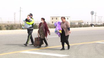 Police set posts on the auxiliary roads leading to Baku, Suymgait and Absheron - PHOTO
