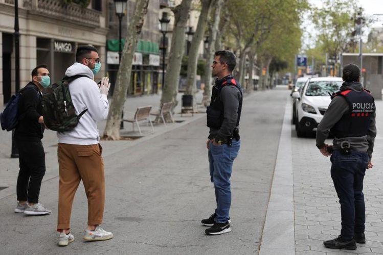 Spain's coronavirus death toll rises by 769 overnight to 4,858