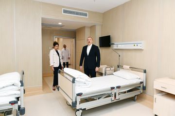 President Ilham Aliyev attended opening of “Yeni klinika” medical institution in Baku - UPDATED