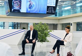 President Ilham Aliyev attended opening of “Yeni klinika” medical institution in Baku - UPDATED