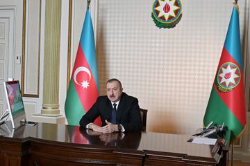 President Ilham Aliyev received Prosecutor General Kamran Aliyev in a videoconference format