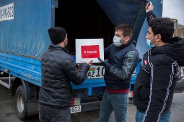 Bakcell supports low-income families in Bina settlement