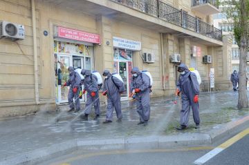 More than 200 main streets and avenues of Baku disinfected