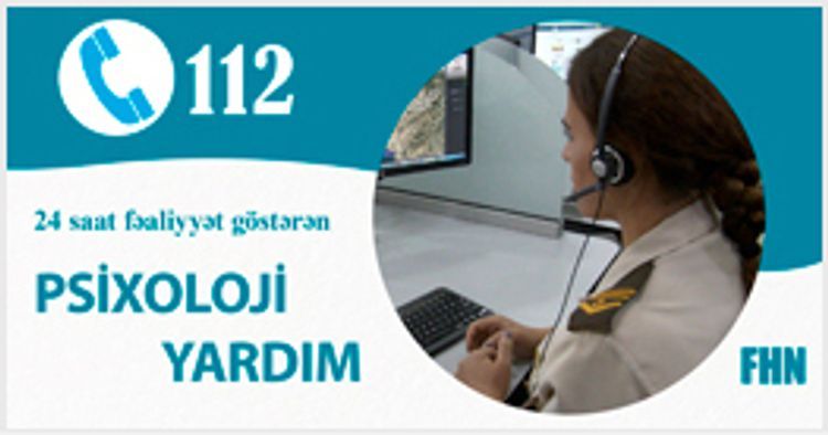 Up to 750 appeals received by Hot line service established by Azerbaijan’s MES in order to provide psychological support to citizens