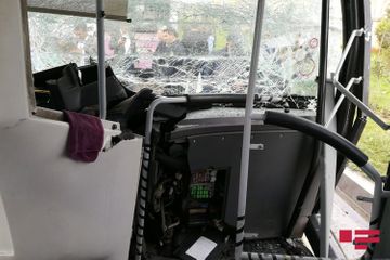 Collision of two buses in Azerbaijan's Sumgait leaves 14 injured - VIDEO - UPDATED