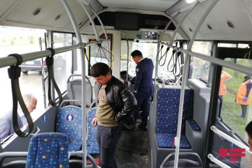 Collision of two buses in Azerbaijan's Sumgait leaves 14 injured - VIDEO - UPDATED