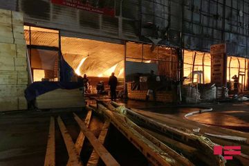 Fire at EuroHome building materials market in Baku extinguished - PHOTO - VIDEO - UPDATED