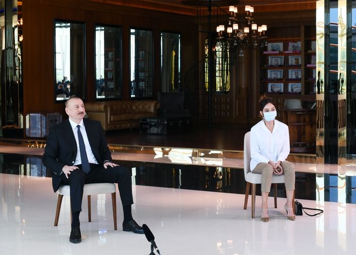 Medical mask factory and protective overalls production facility opened in Sumgayit 