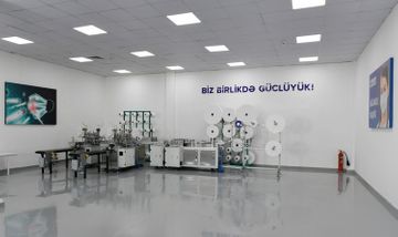 Medical mask factory and protective overalls production facility opened in Sumgayit 