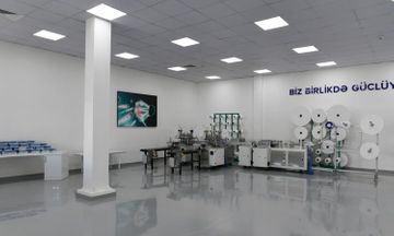 Medical mask factory and protective overalls production facility opened in Sumgayit 