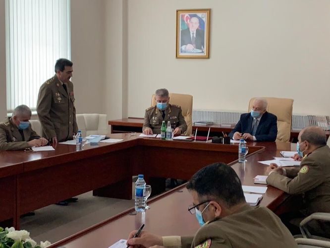 Azerbaijani MES holds operational meeting dedicated to the extinguishing of fire in EuroHome Building Materials Market