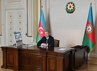 Initiated by CISCO, videoconference between President Ilham Aliyev and company’s management held