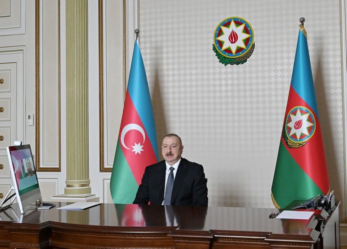 President Ilham Aliyev, Moldovan President Igor Dodon met through videoconferencing