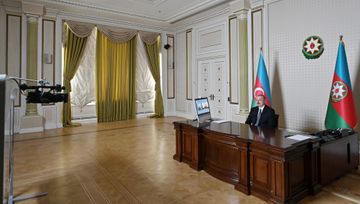 President Ilham Aliyev, Moldovan President Igor Dodon met through videoconferencing