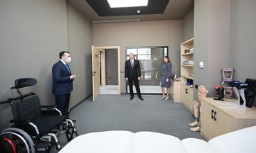 President Ilham Aliyev and first lady Mehriban Aliyeva attended opening of DOST center No3 - UPDATED-1