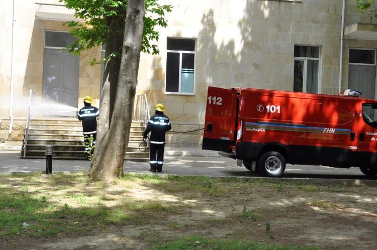 Azerbaijan's MES continues disinfection works - VIDEO