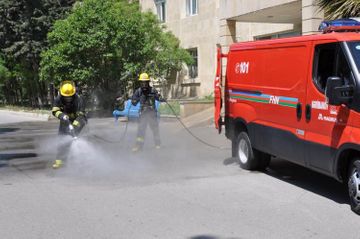 Azerbaijan's MES continues disinfection works - VIDEO
