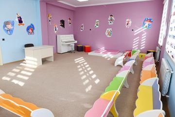  President Ilham Aliyev attended opening of orphanage-kindergarten No2 constructed on the initiative of Heydar Aliyev Foundation in Shamakhi