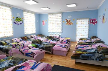 President Ilham Aliyev attended opening of orphanage-kindergarten No2 constructed on the initiative of Heydar Aliyev Foundation in Shamakhi